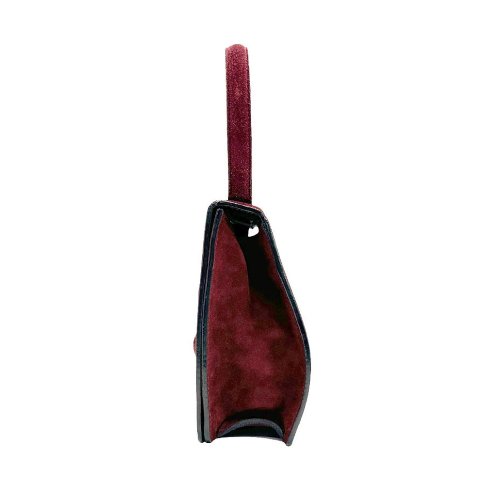 Loewe red Shoulder 2way suede Bag Red